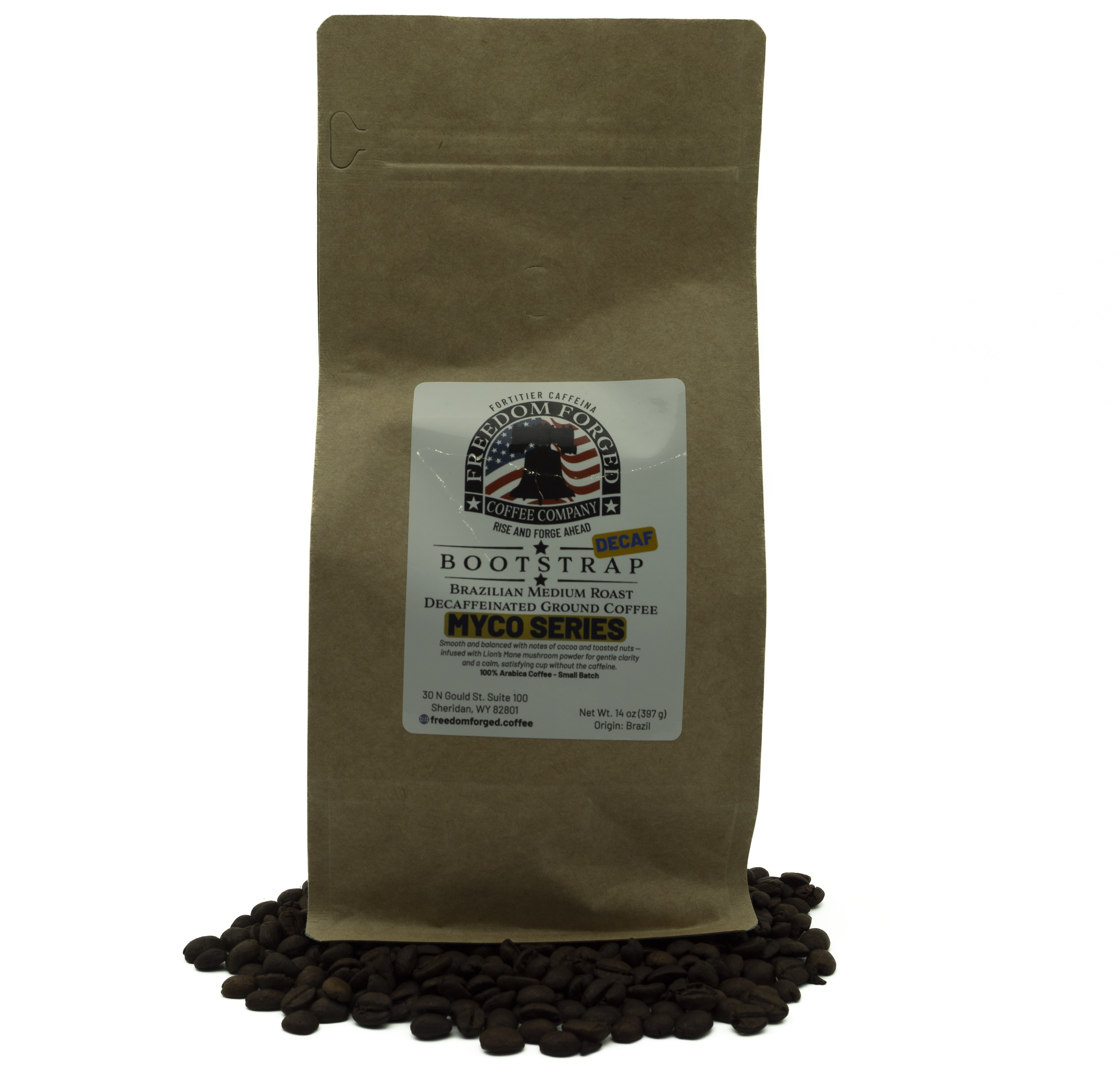 Bootstrap Decaf – Myco Series (Lion's Mane) | Ground Mushroom